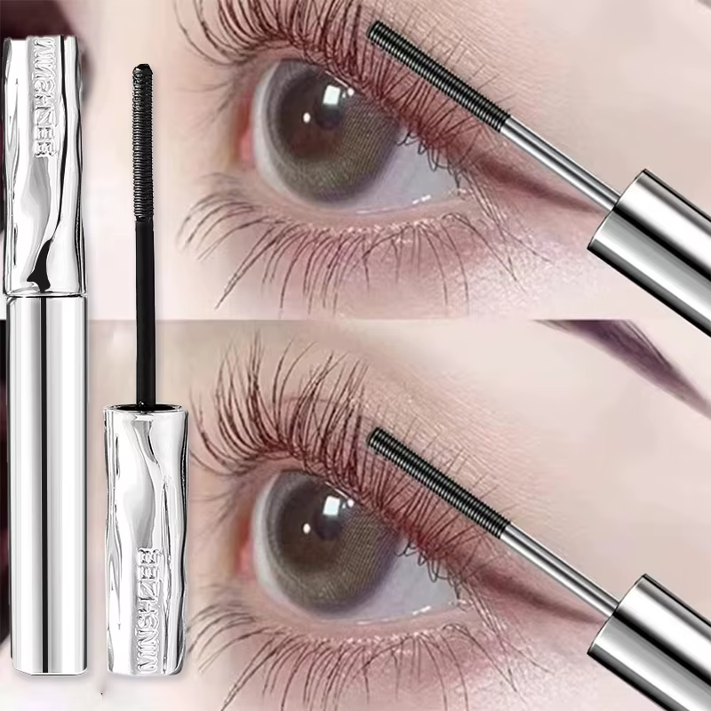 Mascara en tube d'acier-brosse spirale spéciale, mascara en fibre de soie imperméable et durable, ga