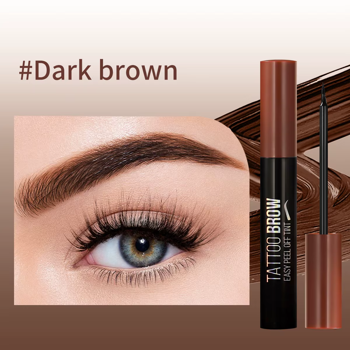 Crème teintée pour sourcils à déchirer, anti-taches, longue durée, formule impeccable, application f