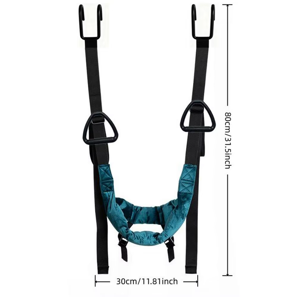 Dispositif de traction cervicale suspendu, ceinture souple d'étirement du cou, soulagement de la dou