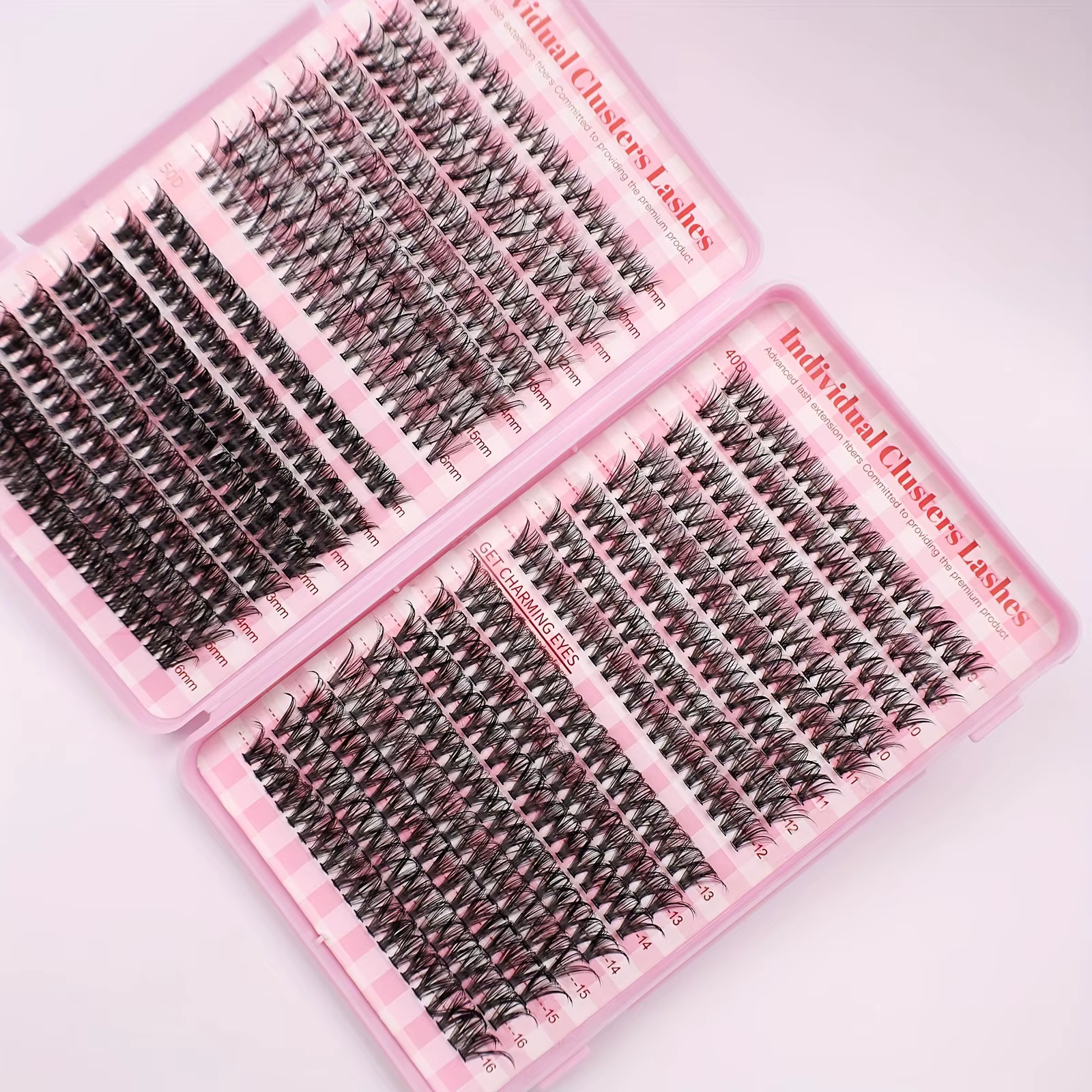 640 extensions de cils - Rouleau D, 9-18 mm, épaisseur 30D-80D, parfait pour les yeux de chat, les y