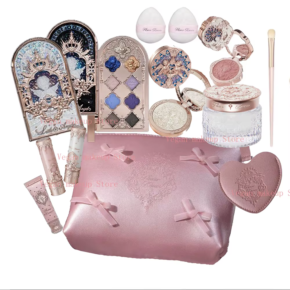 Flower Know – ensemble de maquillage, Collection Little Angel, coffret cadeau, ombre à paupières, Bl