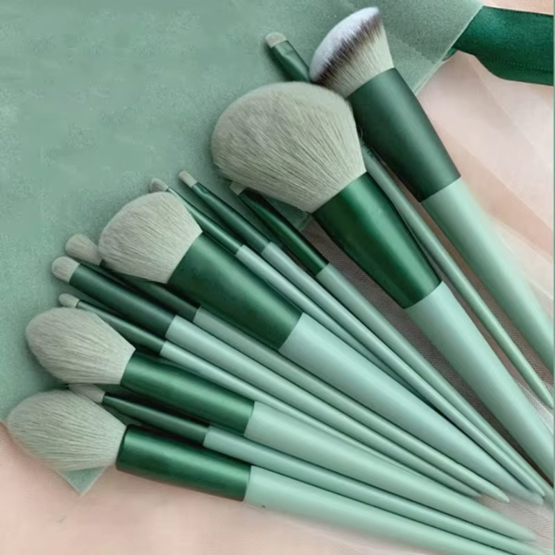 Ensemble de pinceaux de maquillage doux et moelleux, 13 pièces, pour fond de teint, Blush, poudre, f