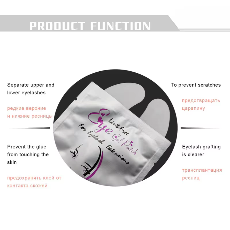 CNKESS-Patchs d'extension de cils, 500 paires, greffage de faux cils sous les yeux, coussinets non p