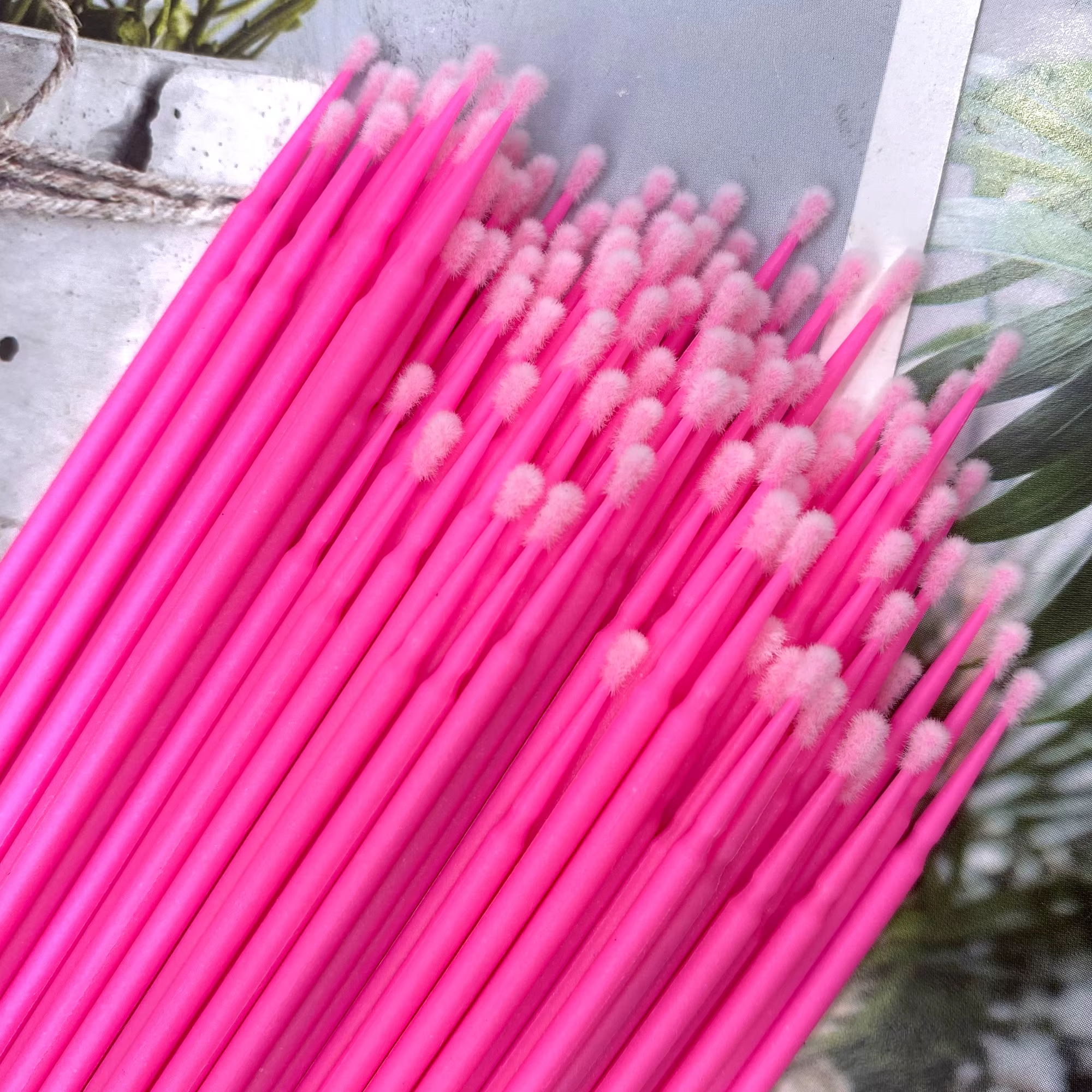 100/400 pièces Micro brosse jetable cils enlevant écouvillon Microbrosse Mascara baguettes applicate