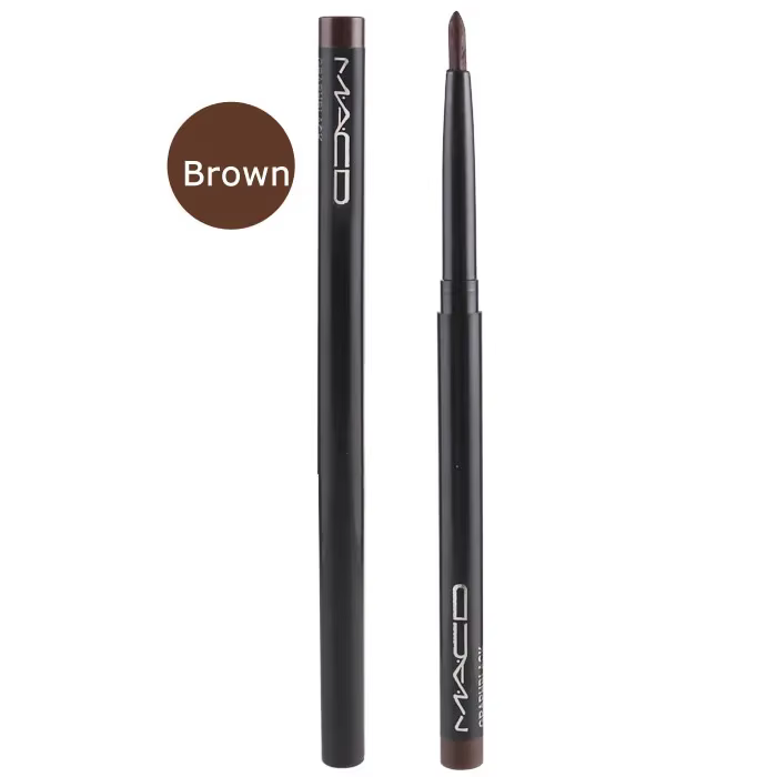 Crayon Eyeliner lisse imperméable, noir et marron, maquillage Permanent, stylo Eyeliner longue durée
