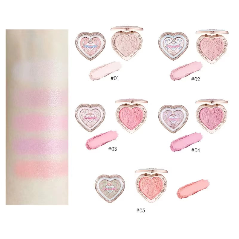 Ensemble de maquillage Flower Knows Bunny Garden - Boîte de cosmétiques vegan sans cruauté avec blus