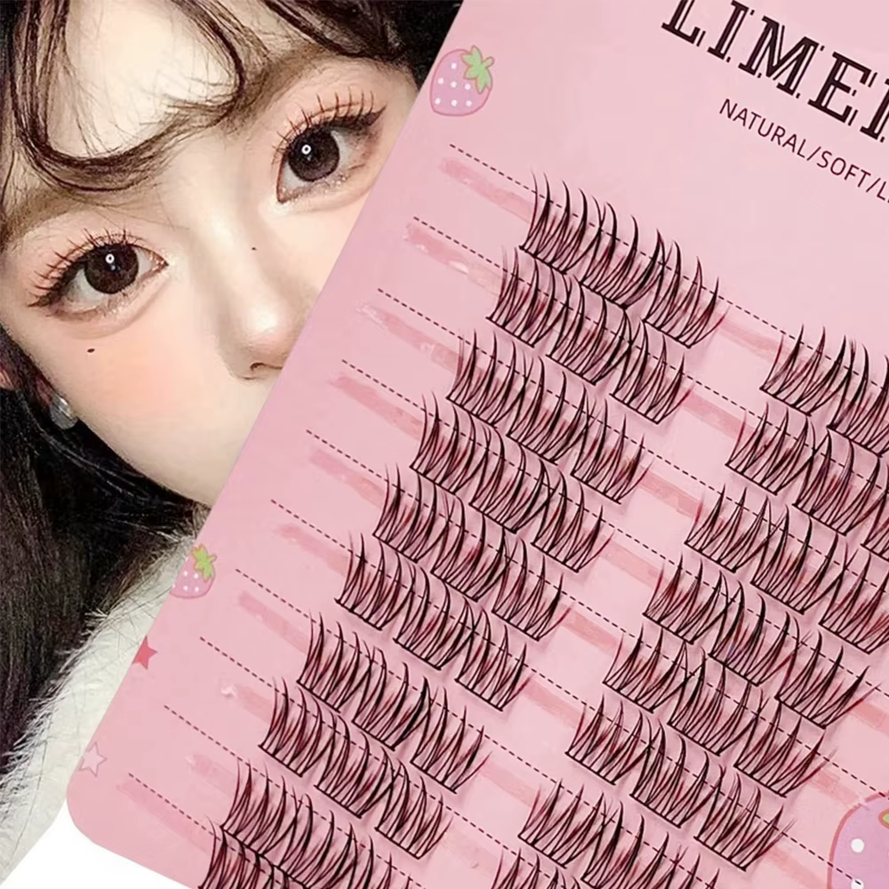 60 bouquets de faux cils - Aspect naturel, doux et moelleux, cils légers pour tous les jours et pour