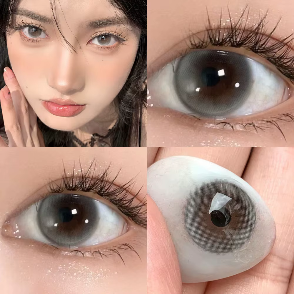 OVOLOOK-1 paire/2 pièces nouvelles lentilles de contact de couleur pour les yeux de la série Bubble