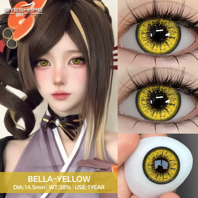 EYESHARE 1 paire de lentilles de Contact de couleur pour les yeux Anime Cosplay lentilles de couleur