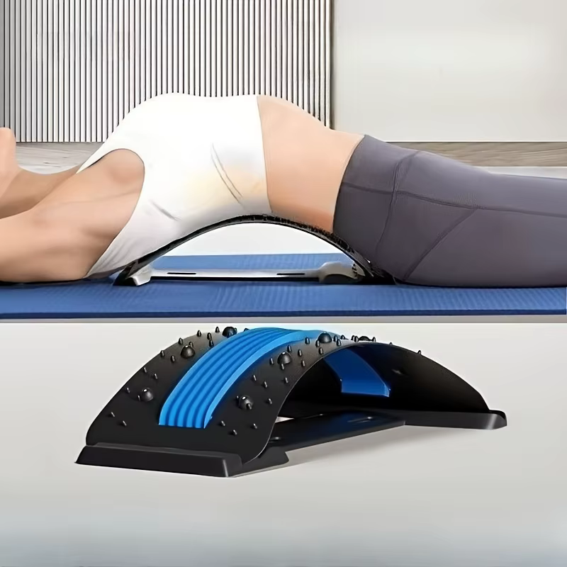 Écarteur de dos réglable sur 3 niveaux pour soulager les douleurs lombaires. Planche de décompressio