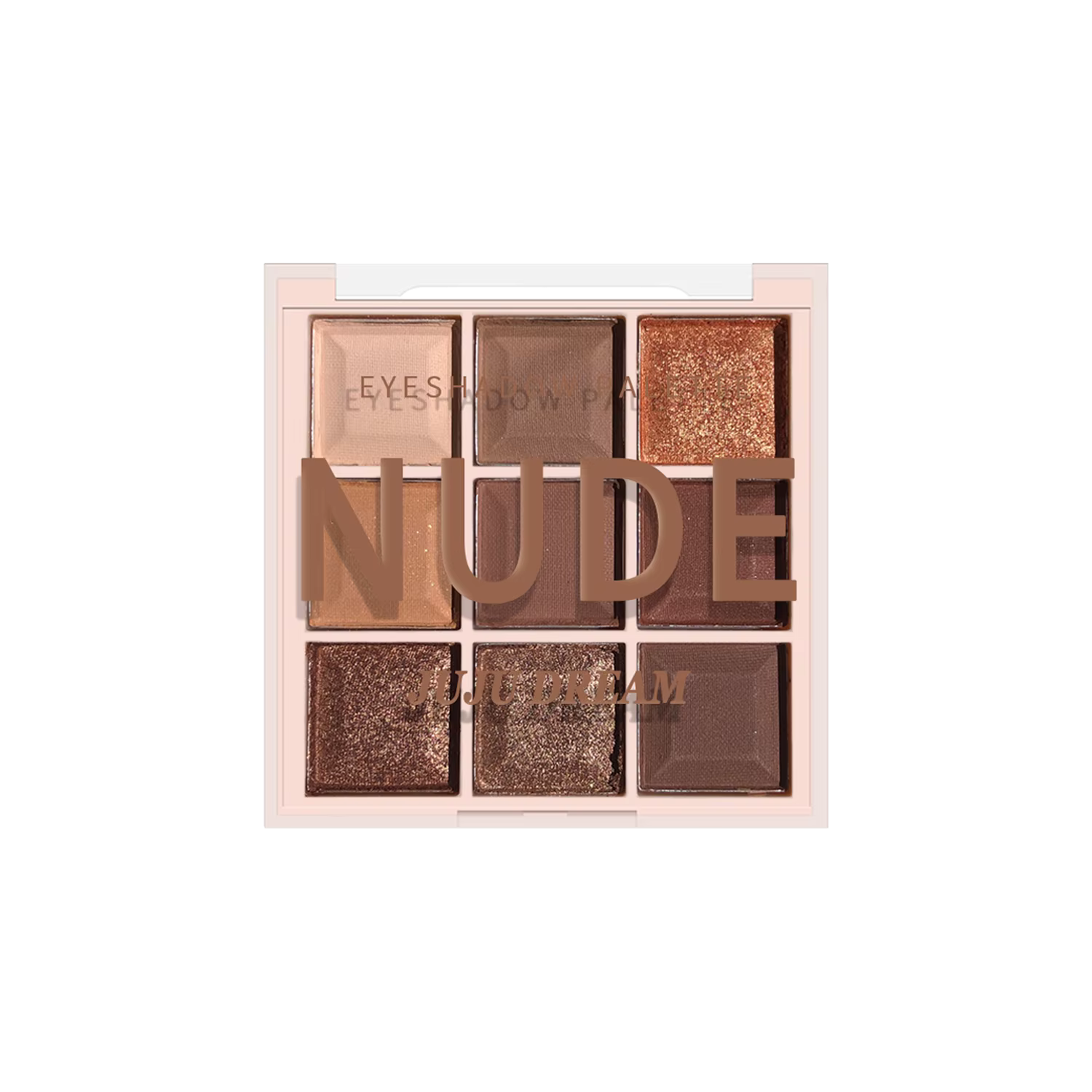 Palette de fards à paupières chocolat, 9 couleurs, mat, scintillant, naturel, nu, imperméable, résis