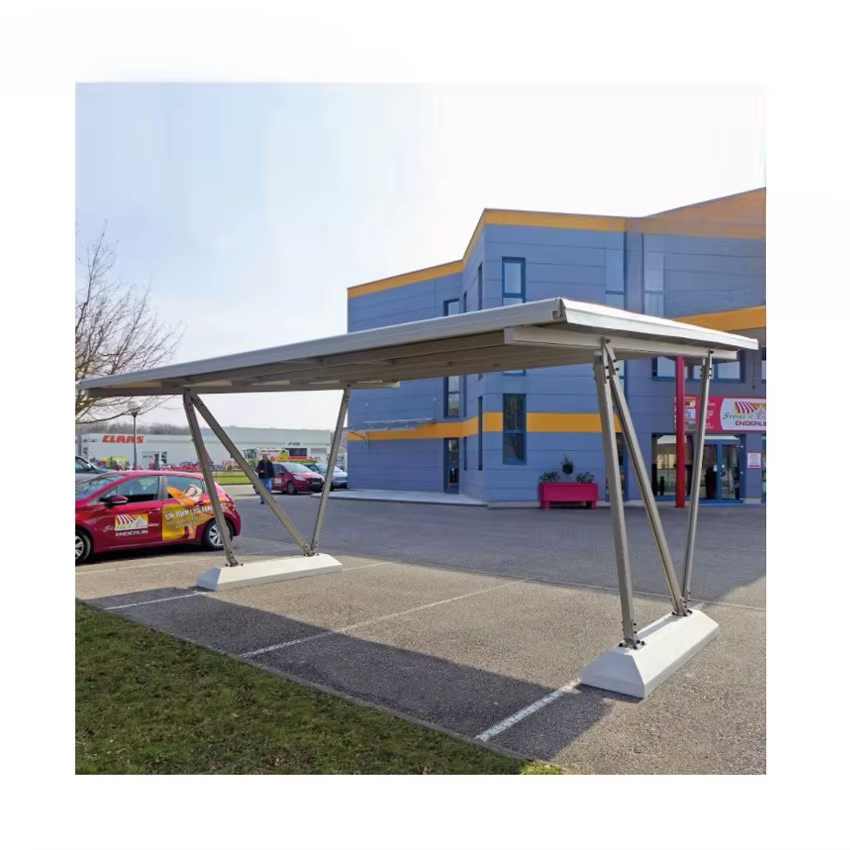 La base de tube en béton Carport est facile à installer