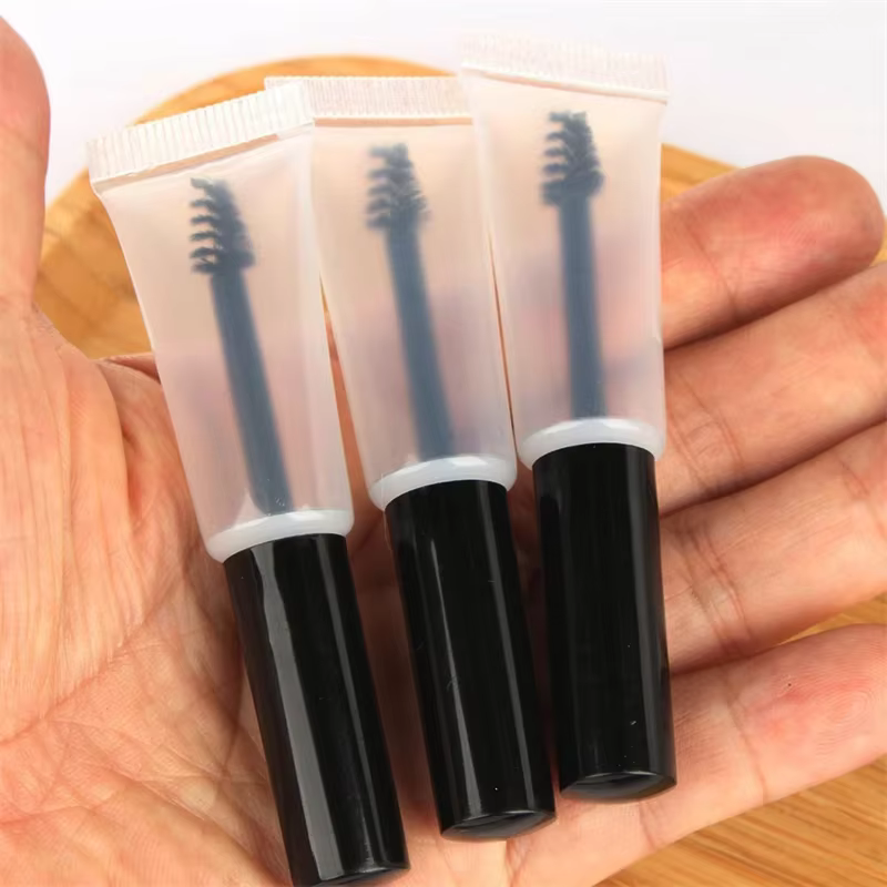 Tubes de Mascara transparents mats vides de 5ml, bouteille rechargeable pour presser les cils, récip