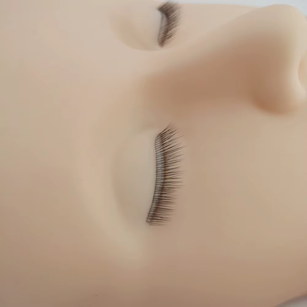 Tête de Mannequin 4D pour la Pratique de l'Extension des Cils, Outils de Formation au Greffage avec