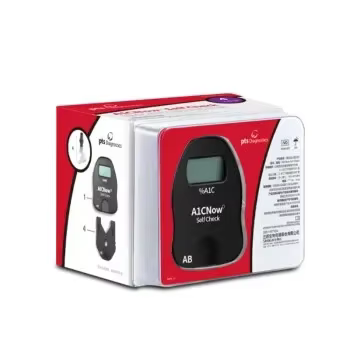 Kit professionnel de diagnostic d'hémoglobine Glycée PTS, moniteur de glycémie à domicile pour diabé
