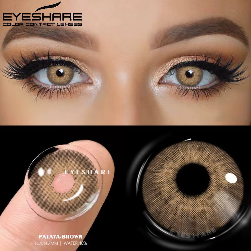 EYESHARE 1 paire de lentilles de Contact de couleur pour les yeux lentilles pour les yeux naturelles