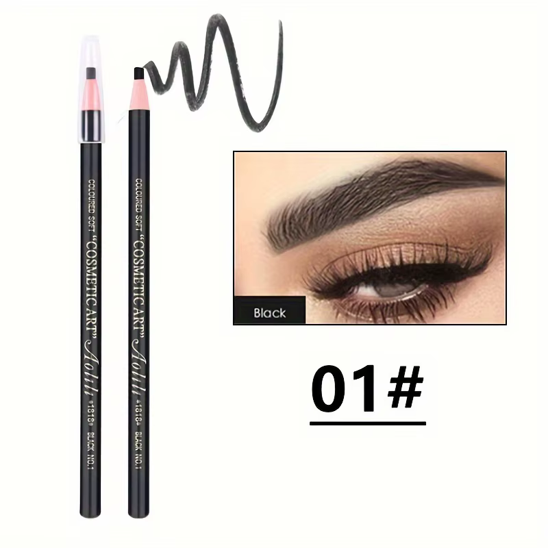 Crayon pour les yeux à nervures détachables, crayon pour les yeux qui n'a pas besoin d'être aiguisé,