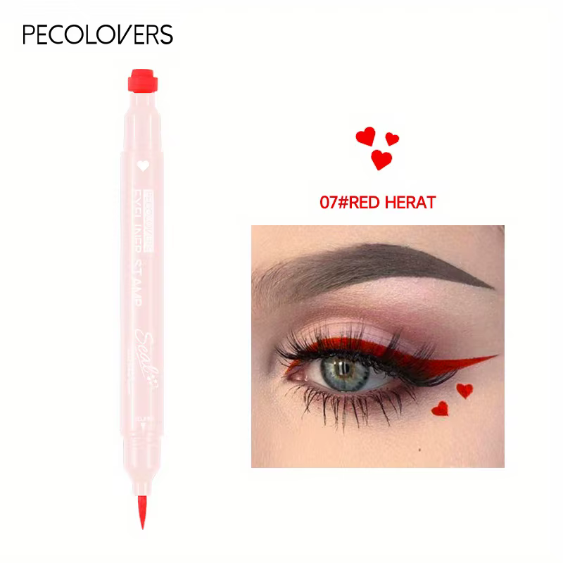 Stylo eye-liner liquide à double extrémité, crayon eye-liner, séchage rapide, imperméable, maquillag