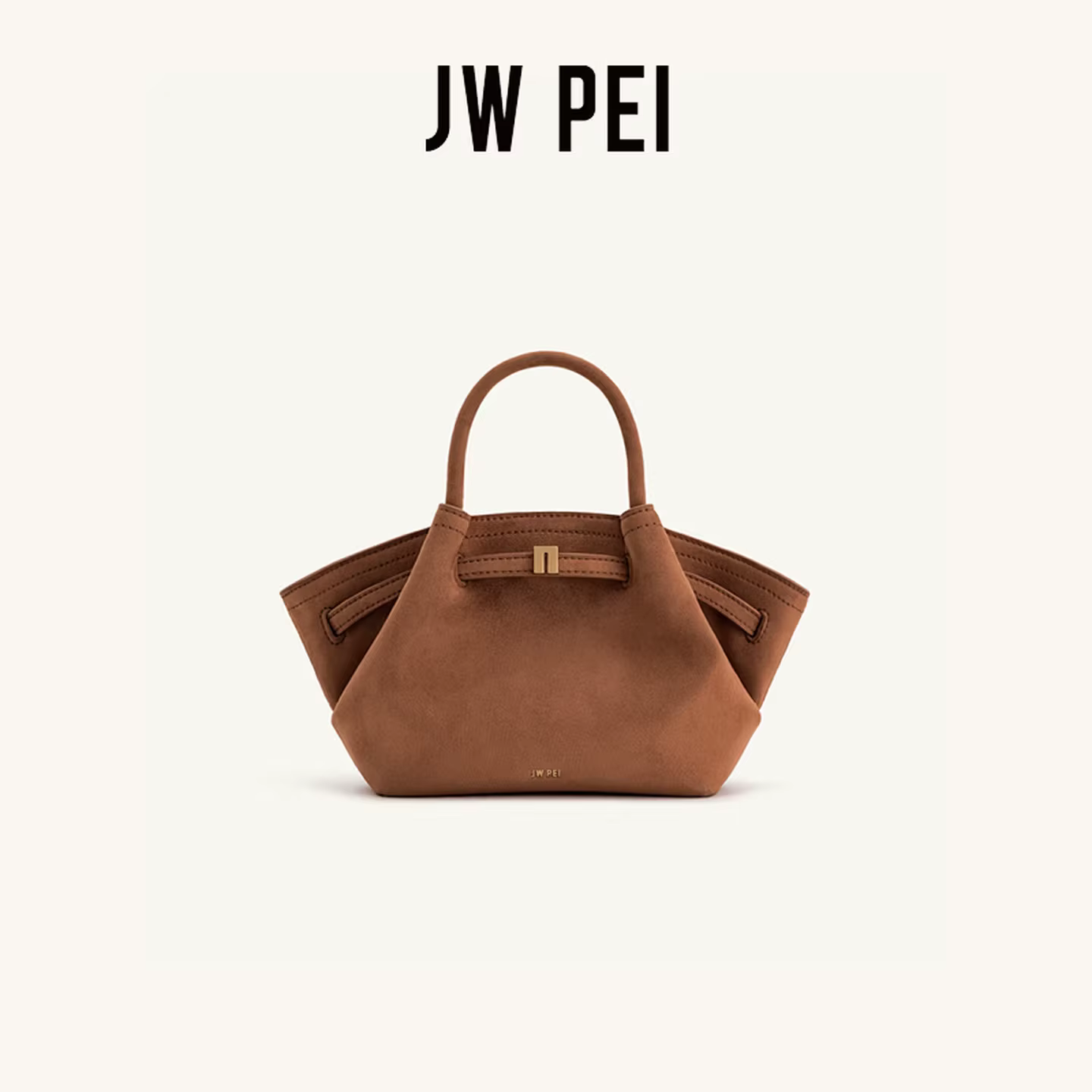 Sac en daim JW PEI Hana, sacs à main de luxe haut de gamme en faux daim pour femmes, sac à main à po