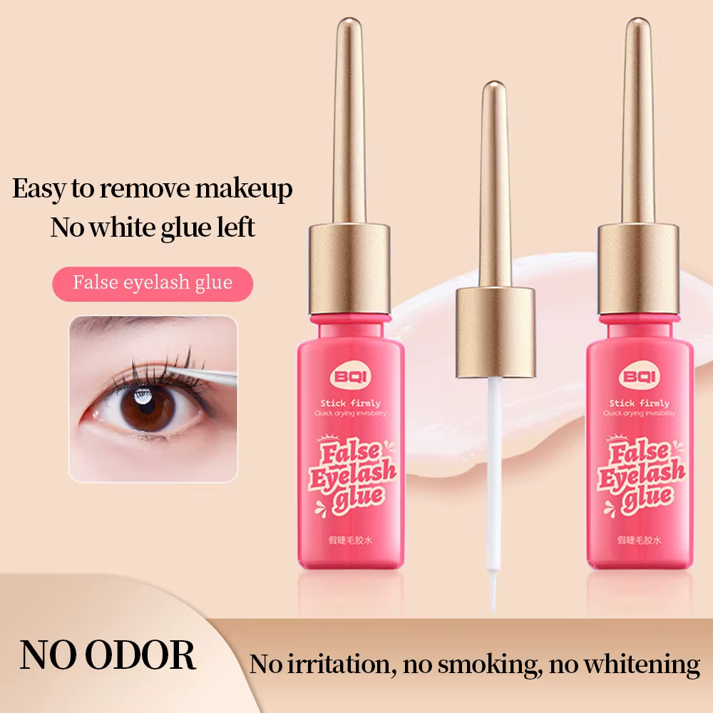 BQI-Colle arina pour faux-cils, à séchage rapide, douce, non irritante, transparente et imperméable 