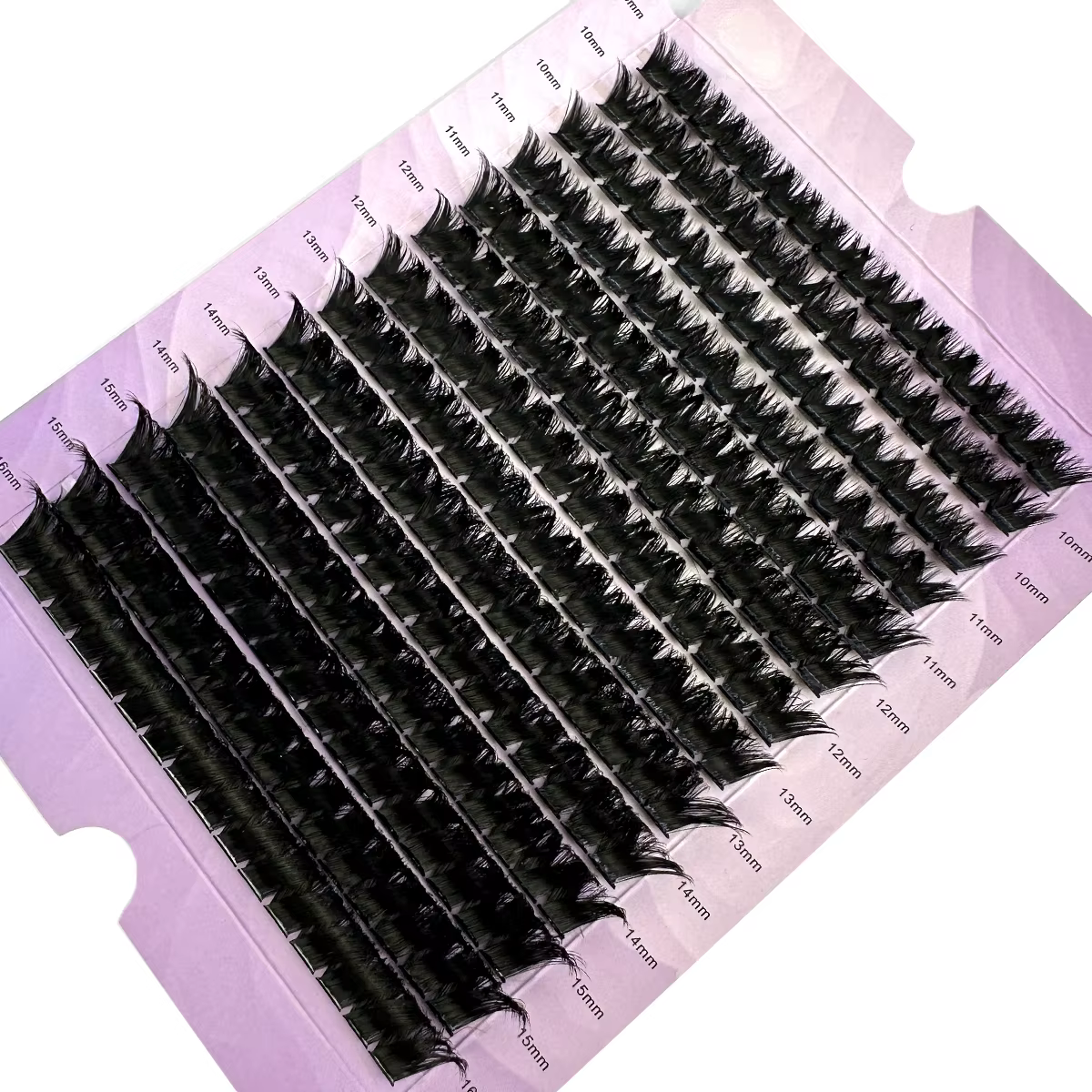 Extension de cils en grappe 224 pièces 160D Style naturel cils individuels paquets de cils segmentés