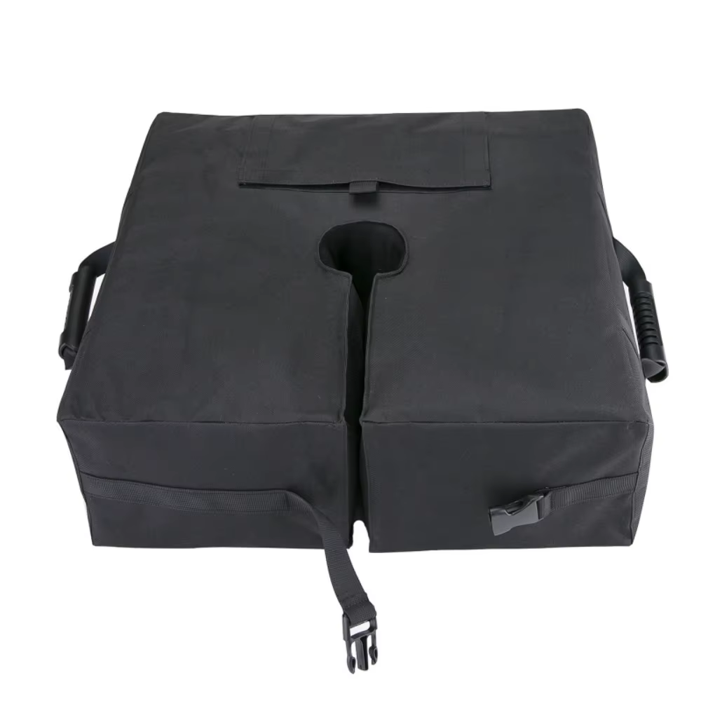 Accessoires de tente de fête extérieure coupe-vent : Base de parasol amovible avec sacs de sable fix