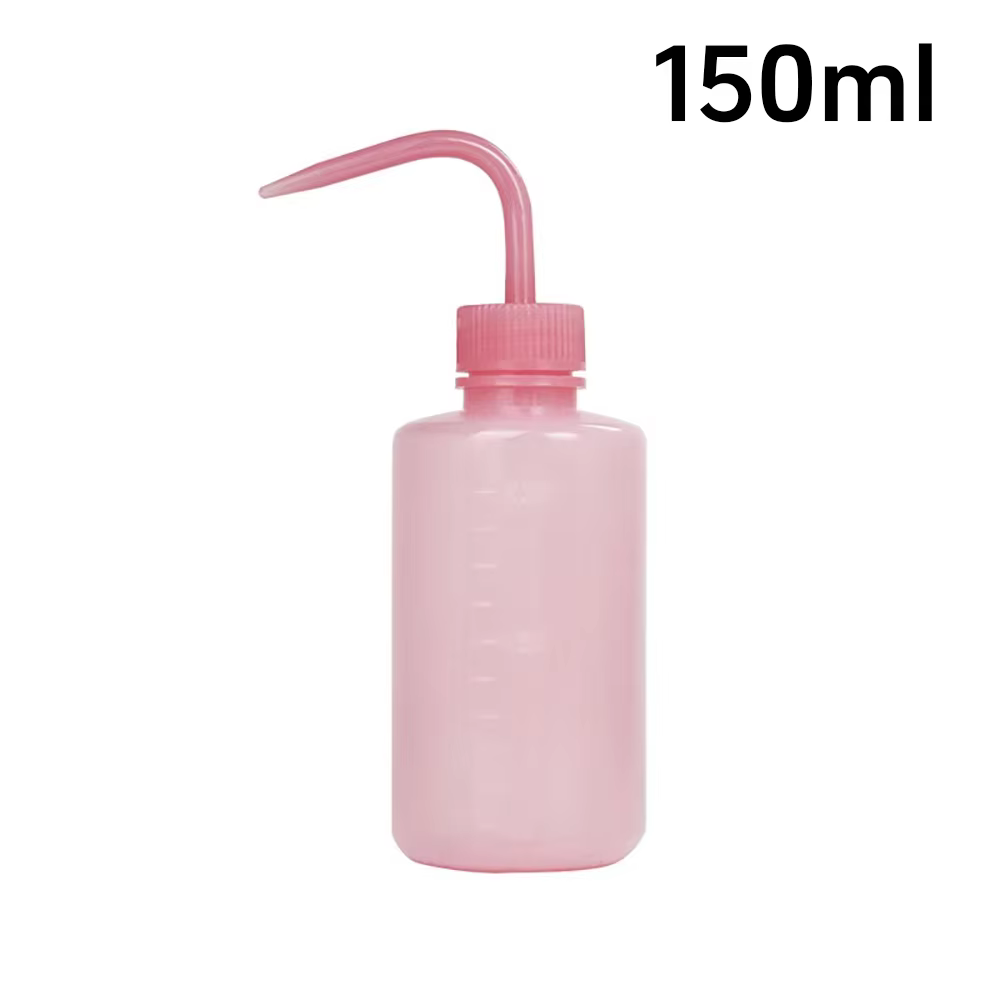 Bouteille de lavage propre des cils, bec incurvé, démaquillant, outil de levage des sourcils, fourni