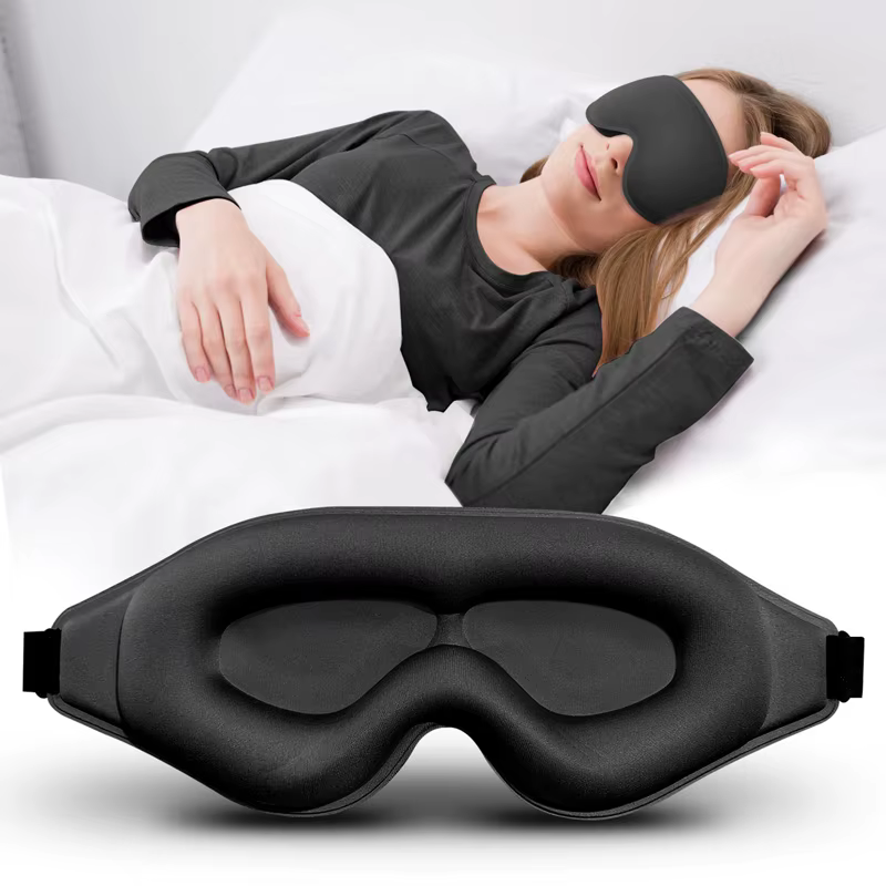 Masque pour les yeux 3D avancé pour dormir, masque pour les yeux ultra-délicat et doux pour la peau,
