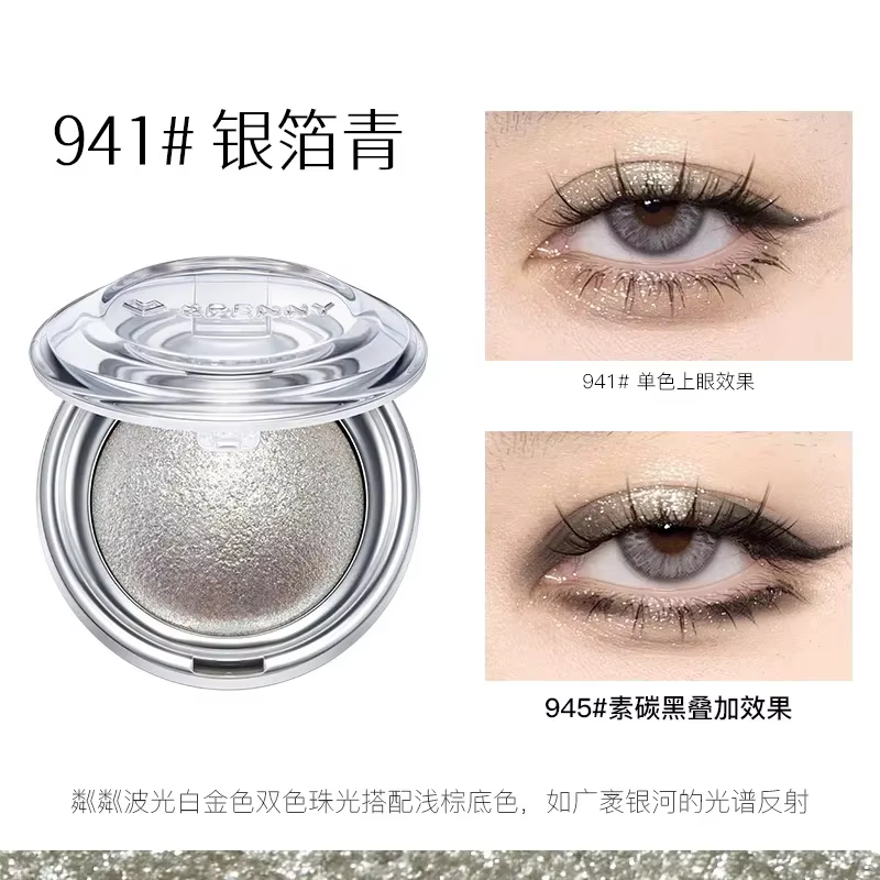Spenny Glitter – fard à paupières caméléon optique, bleu scintillant, longue durée, facile à porter,