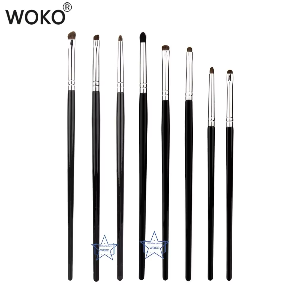 Petits pinceaux de maquillage à doublure fumée, Eyeliner, brosse à taches de précision, brosse de ma