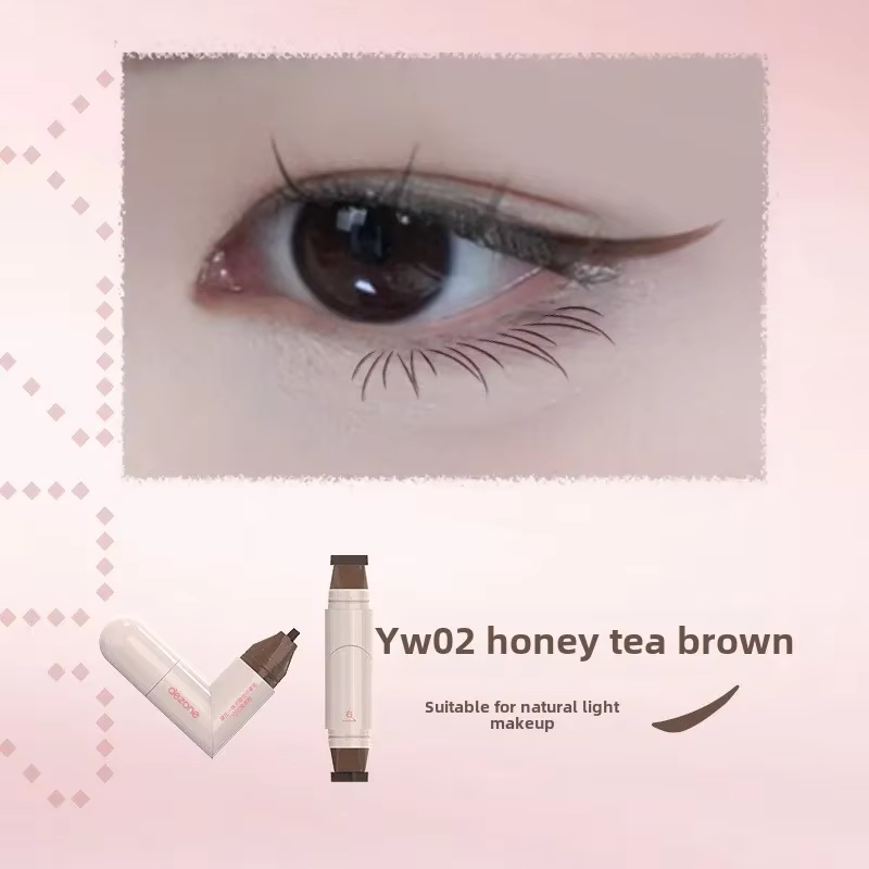 DEZONE bricolage Eyeliner joint contornos précis Eyeliner couleur tenant la pose de toilette Eyeline