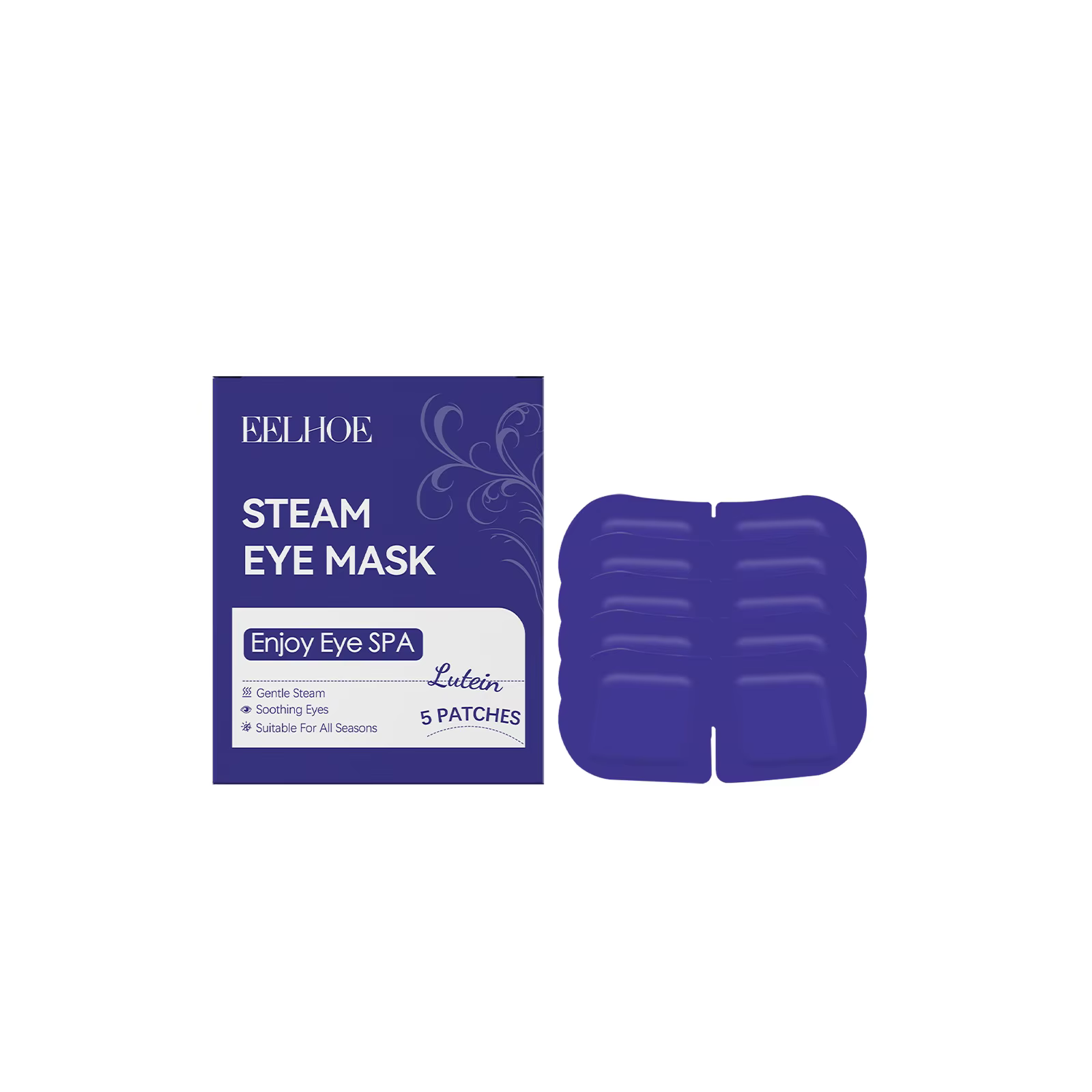 Masque oculaire à vapeur Eelhoe, soin apaisant pour les yeux, soulage la fatigue, la sécheresse et l