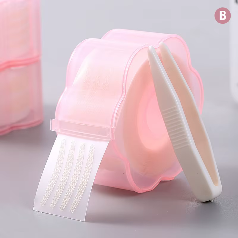 【SSummer10】360 pièces de bandes adhésives transparentes gris beige pour paupières - Autocollants inv