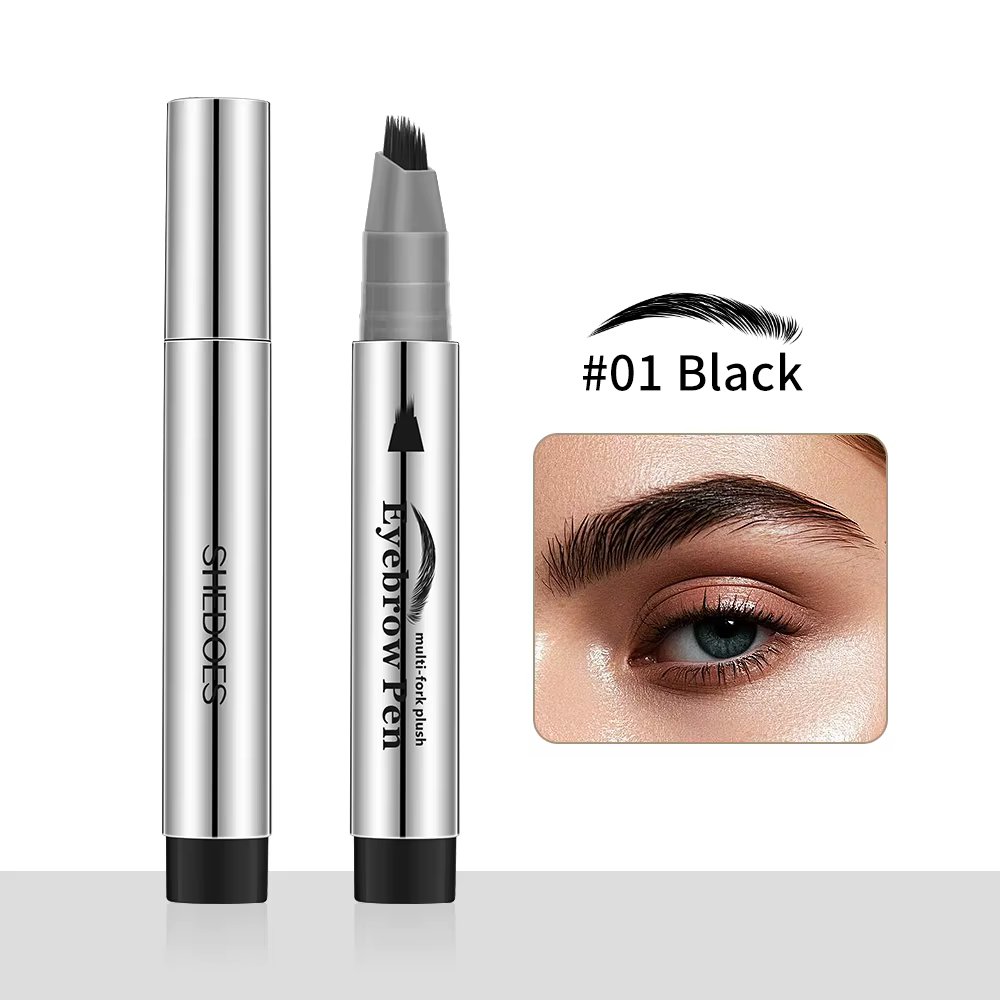 Crayon à sourcils imperméable, résistant à la sueur, longue durée, séchage rapide, lisse et sans bav