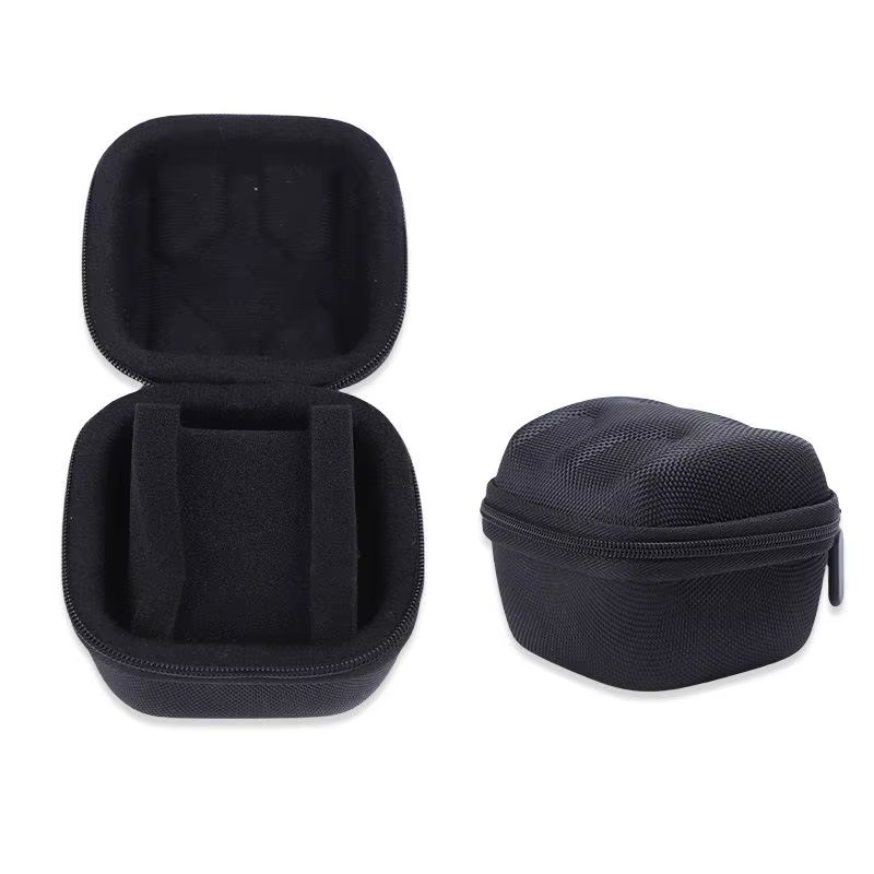 Boîte de rangement EVA pour montre noire, doublée de velours avec des coussinets doux pour un transp