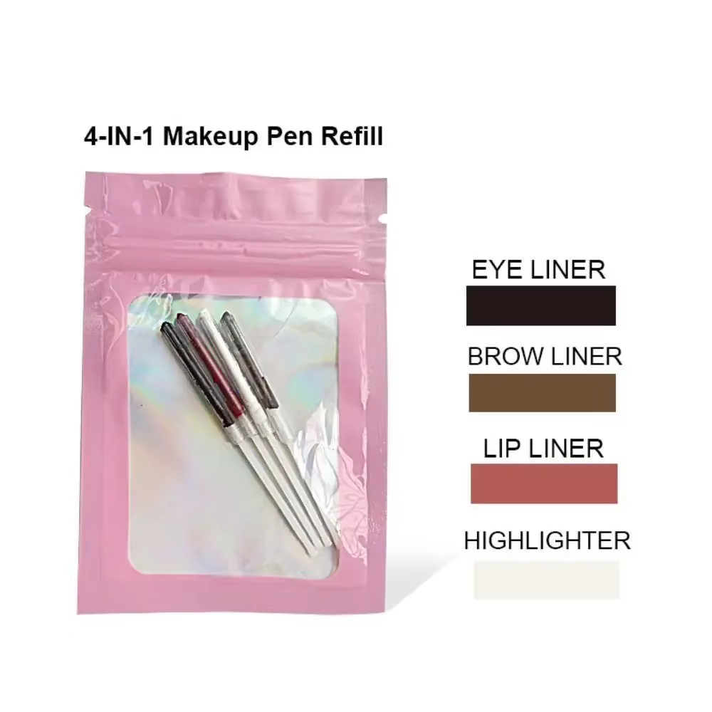Eyeliner multi-effets 4 en 1, crayon contour des yeux, longue durée, imperméable, cosmétiques, crayo