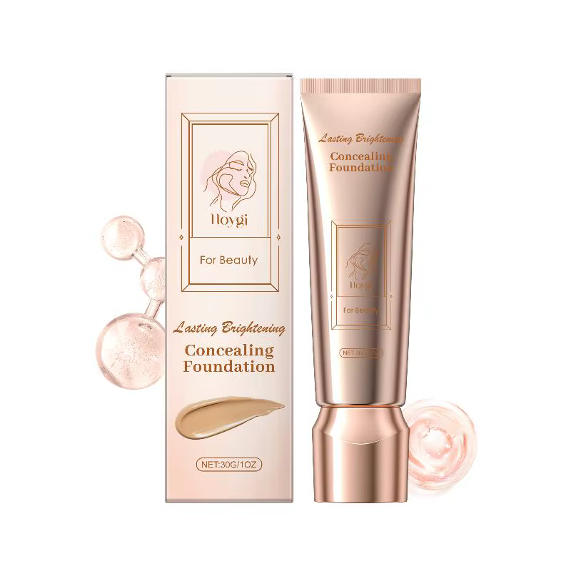 Base de maquillage liquide pour le visage, fond de teint longue durée, crème anti-brillance, impermé