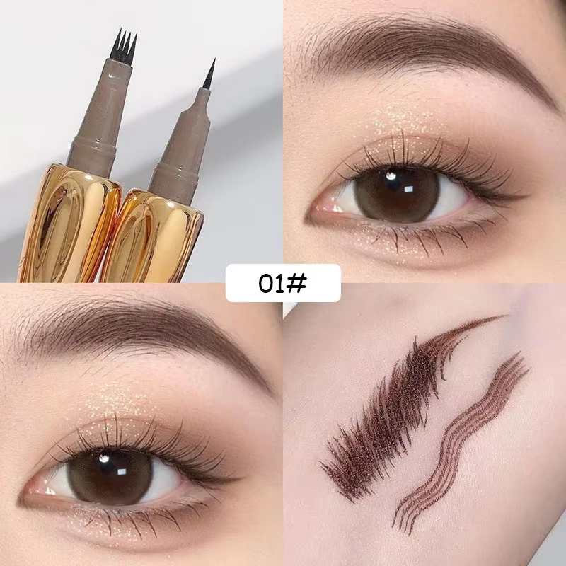 Crayon à sourcils imperméable pour microblading, stylo à sourcils, pinceau de tatouage, maquillage l