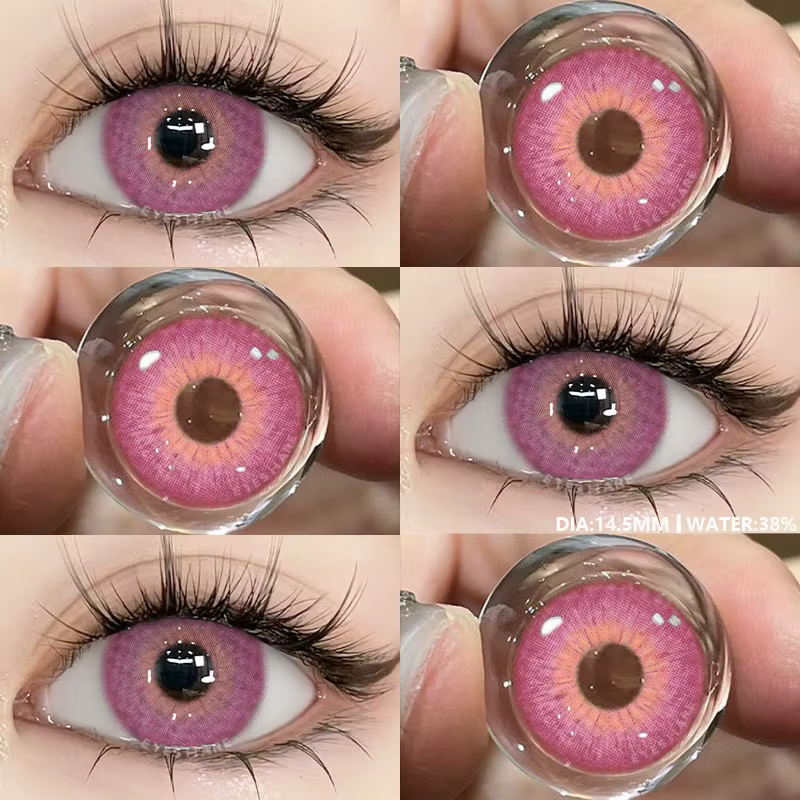 EYESHARE 2 pièces lentilles de contact colorées pour les yeux lentilles de contact naturelles lentil