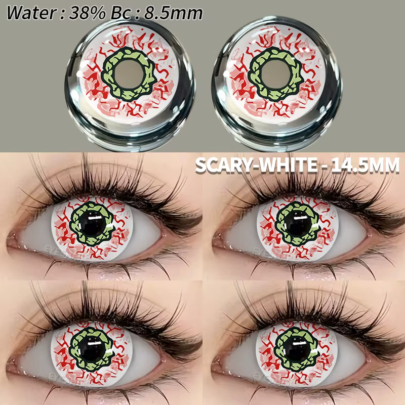 EYESHARE lentilles de contact colorées pour les yeux lentilles de contact cosplay lentilles folles l