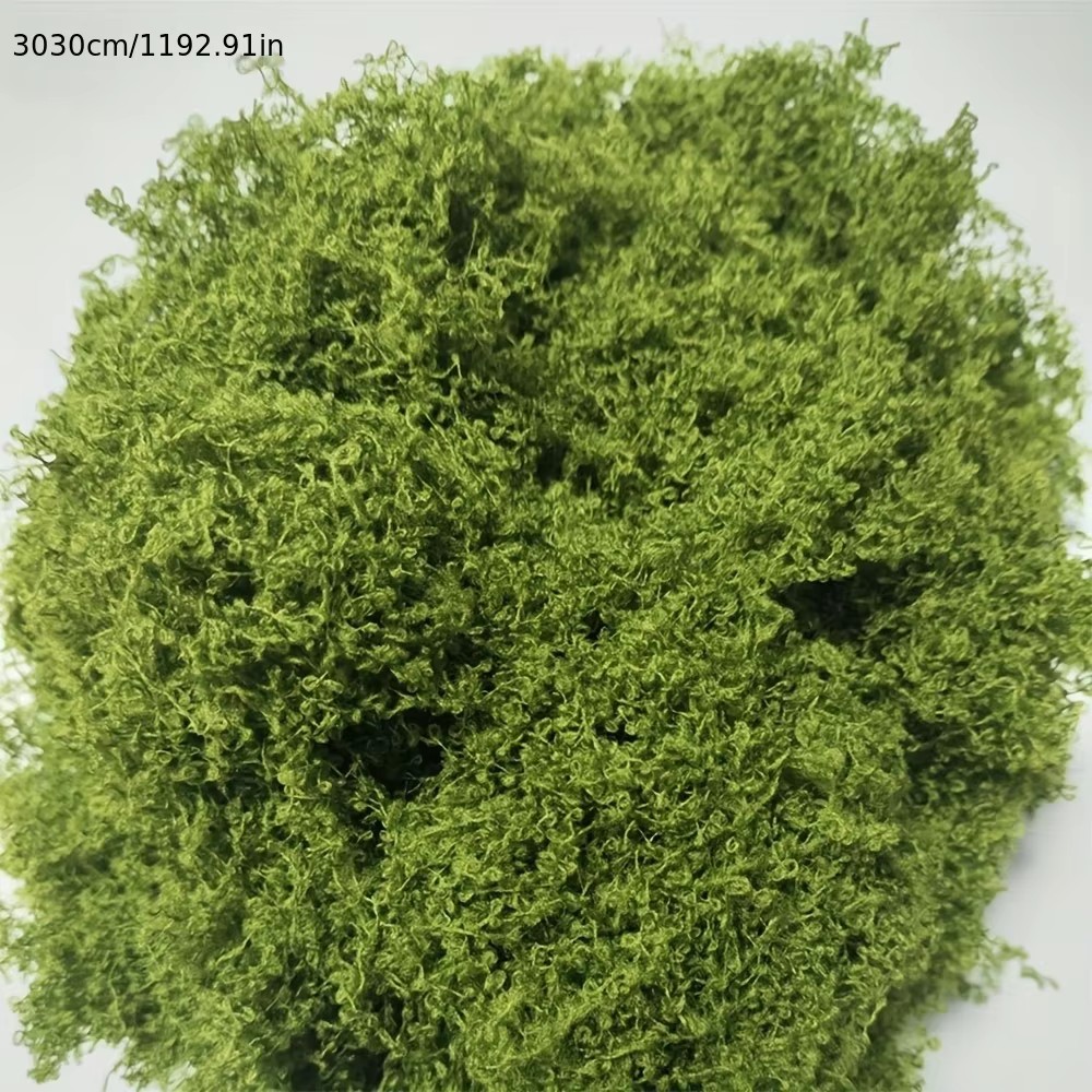 Mousse artificielle verte pour loisirs créatifs, herbe synthétique, fausse mousse stabilisée, plante