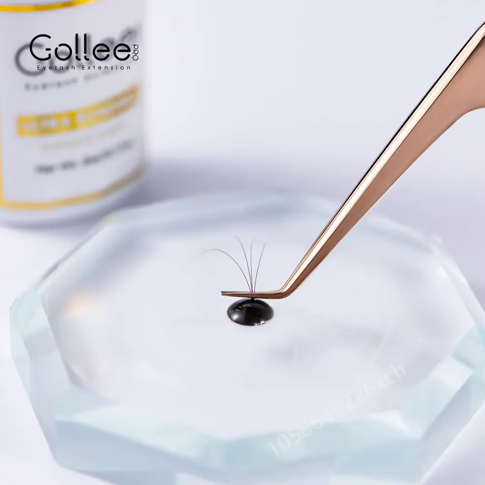 Gollee colle transparente pour extensions de cils pour couleur ou noir adhésif pour faux cils ou sou