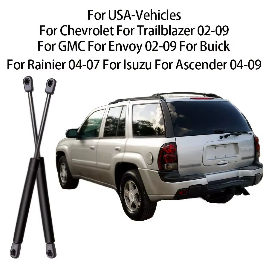 Supports de porte de hayon de coffre arrière, 2 pièces, pour Chevrolet Trailblazer pour GMC envoyé 0