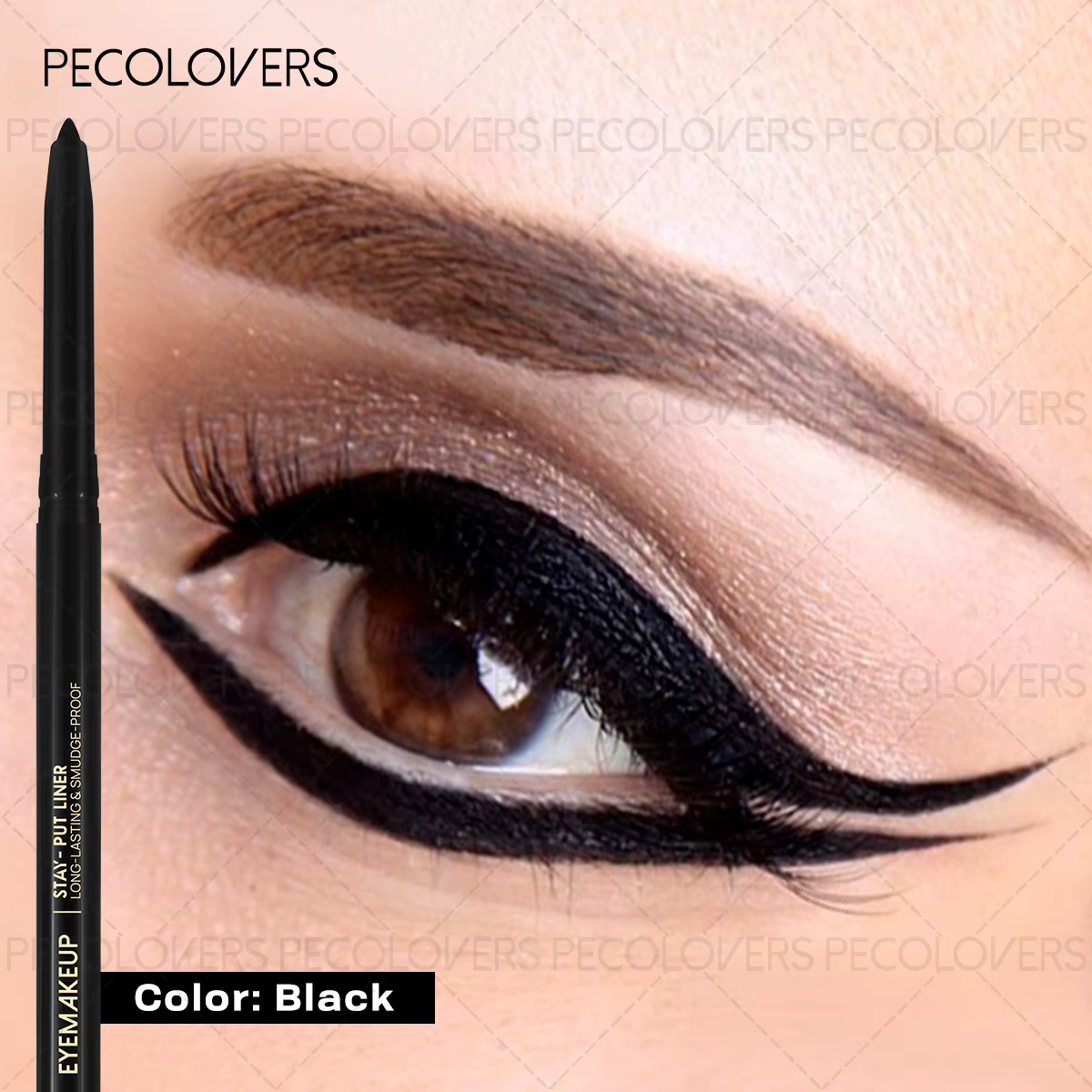 Crayon gel pour eye-liner, imperméable, longue durée, résistant aux taches, Texture crème gel, super