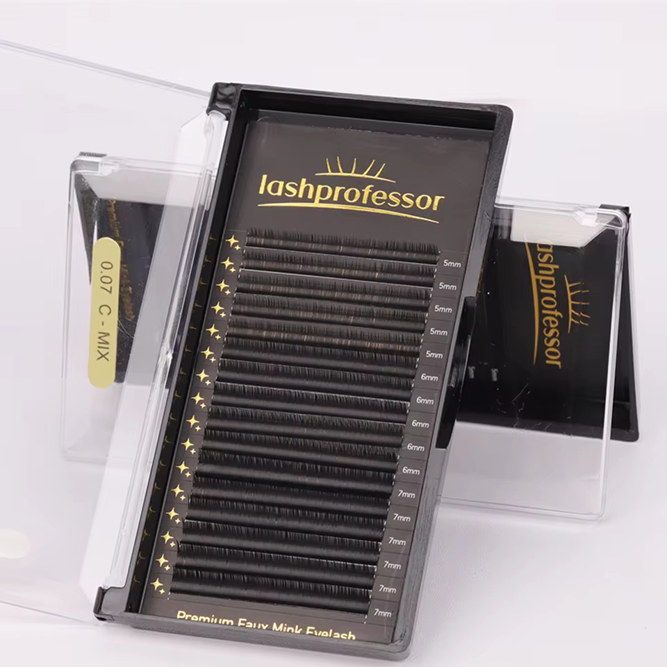 Extensions de cils individuelles Lashprofessor 5-20mm, cils en soie douce de qualité supérieure, noi