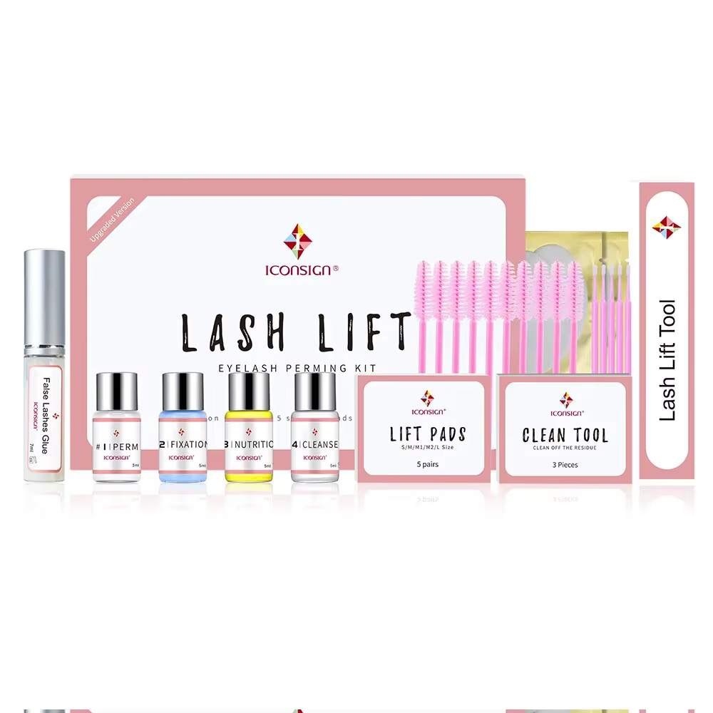 ICONSIGN-Kit de levage de cils, rehausseur de cils, outils de maquillage, version améliorée, durée d
