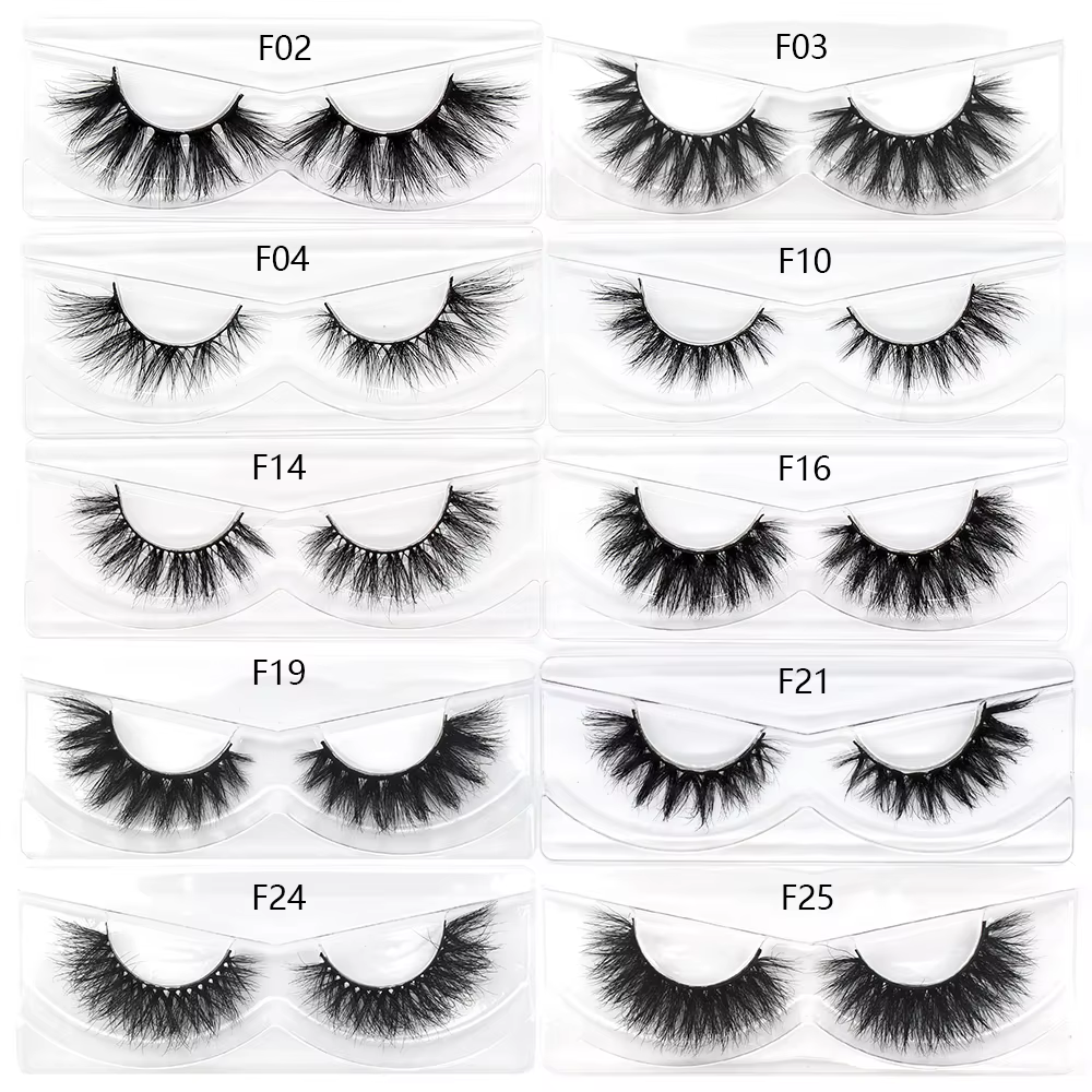 FOXESJI-Faux-cils en Vison Doux et Naturels, Vente en Gros, pour les Affaires