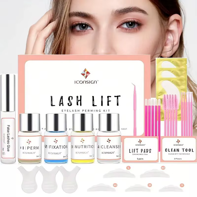 Kit de rehaussement de cils ICONSIGN, version améliorée, rehaussement des cils, tenue de 6 à 8 semai