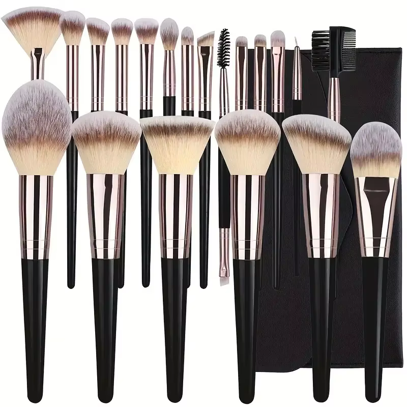 Ensemble de pinceaux de maquillage, 3 à 20 pièces, fond de teint, ombre à paupières, Blush, surligne