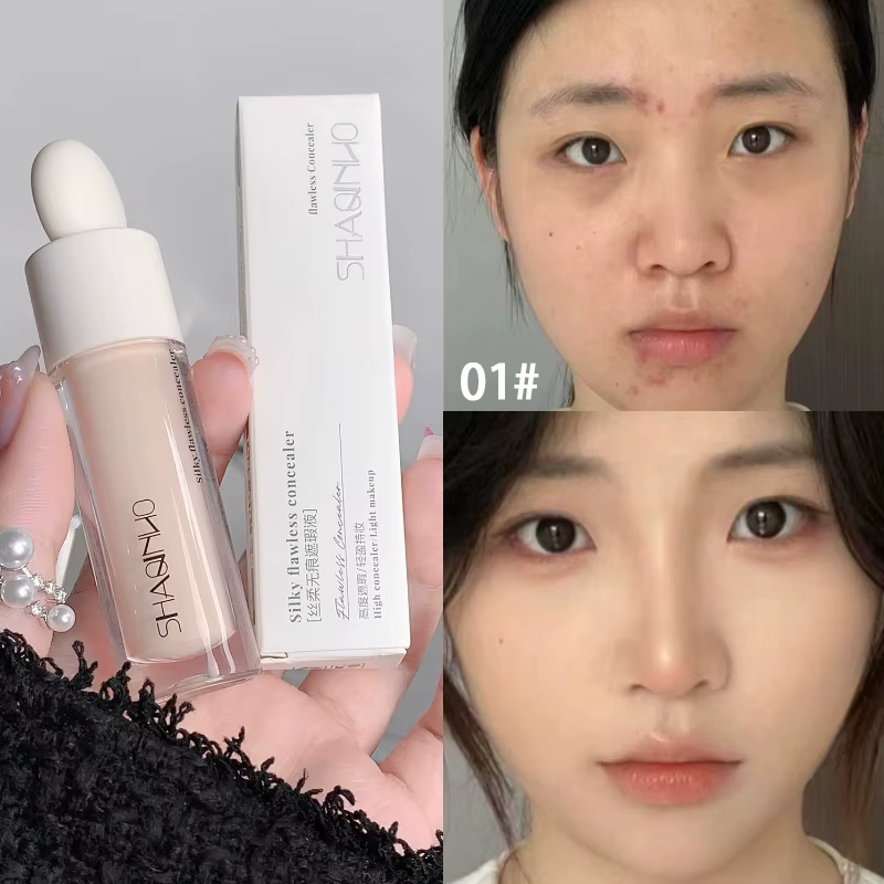 SHAQINUO Correcteur hydratant impeccable - Éclaumine les cernes et lisse les déchirures | Formule